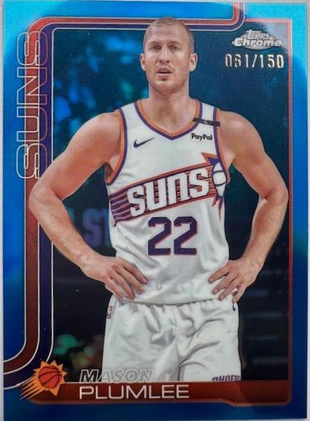 Mason Plumlee [Blue Basketball Refractor] #106