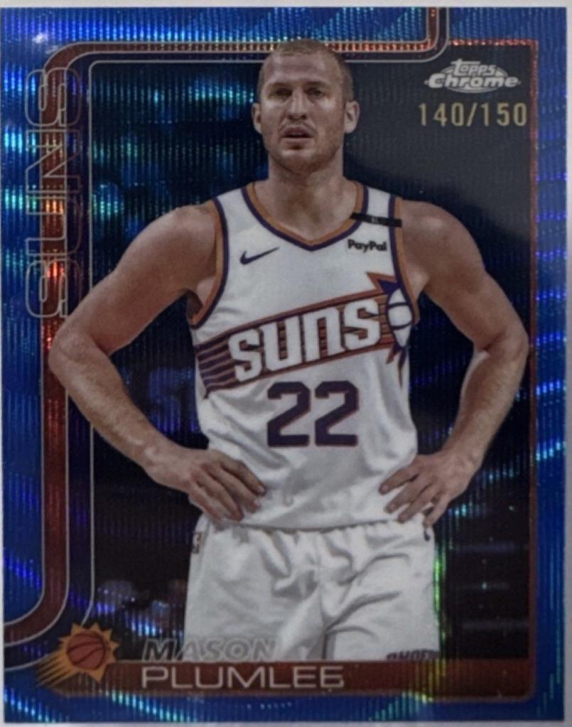 Mason Plumlee [RayWave Blue Refractor] #106