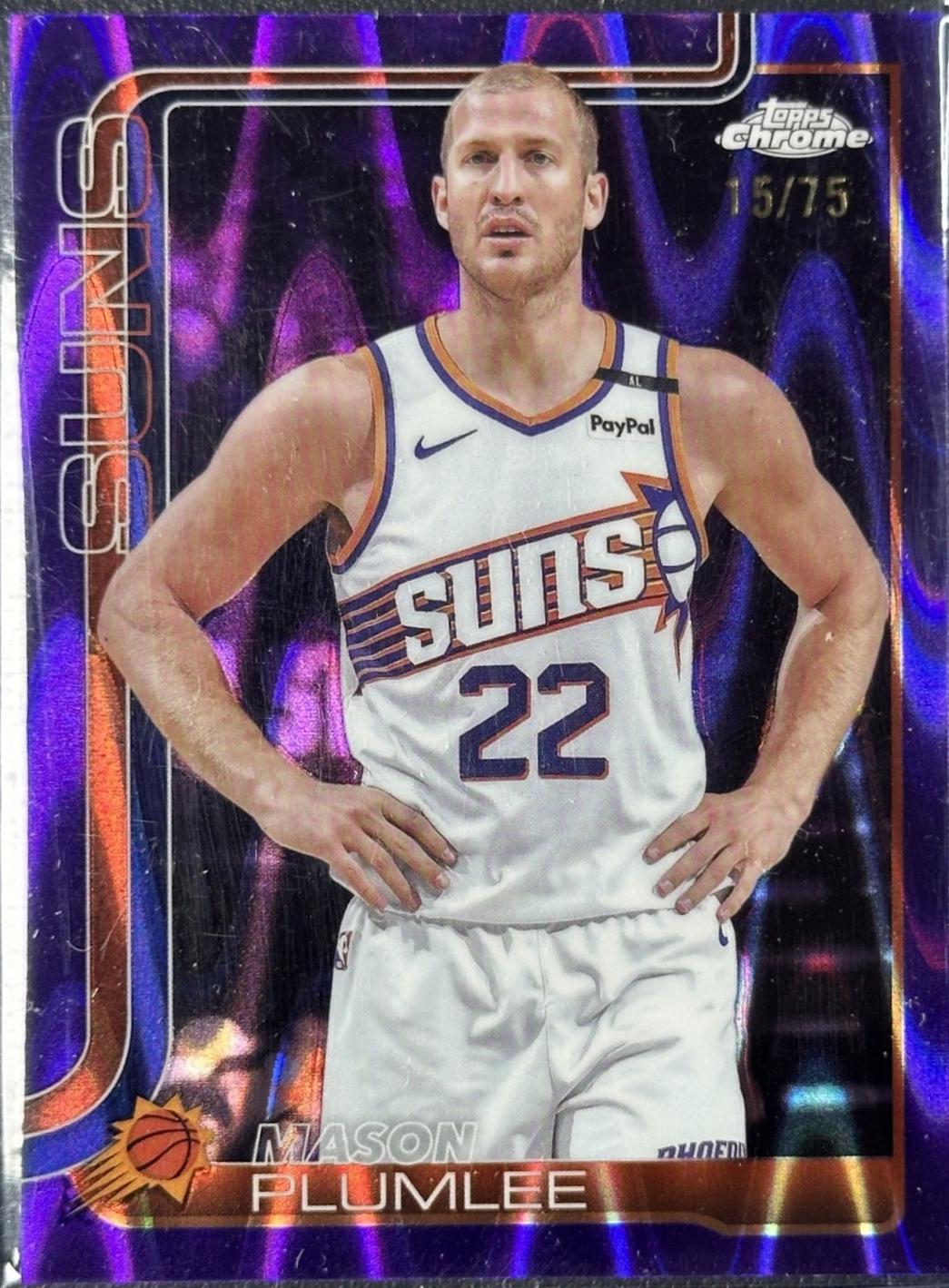 Mason Plumlee [RayWave Purple Refractor] #106