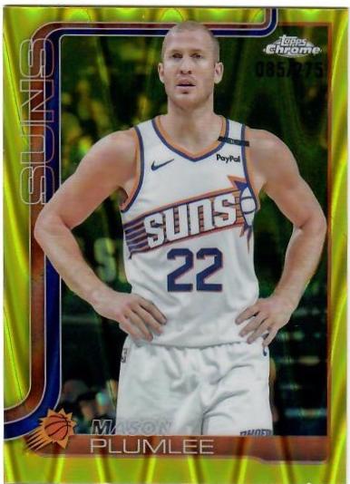 Mason Plumlee [RayWave Yellow Refractor] #106