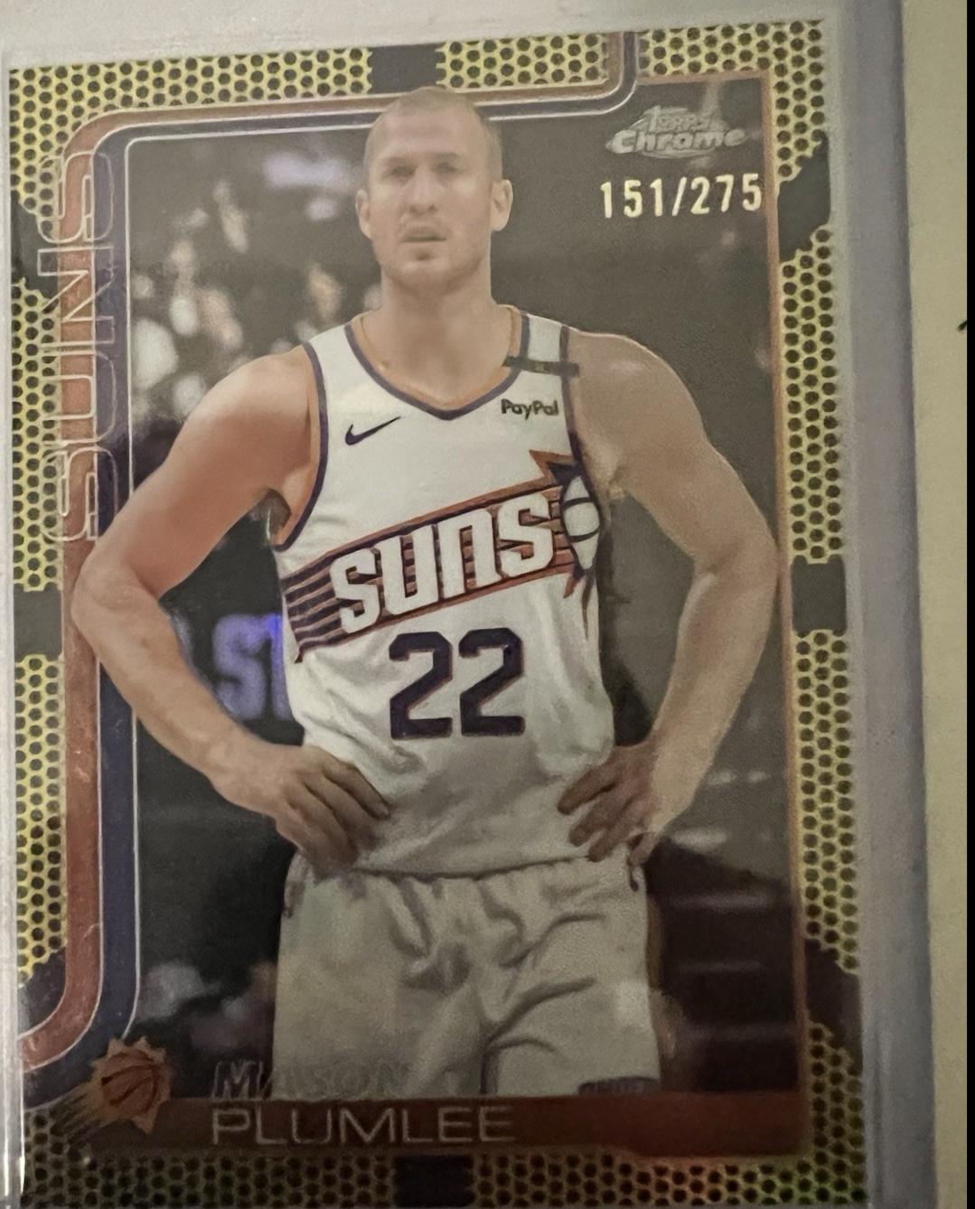 Mason Plumlee [Yellow Refractor] #106
