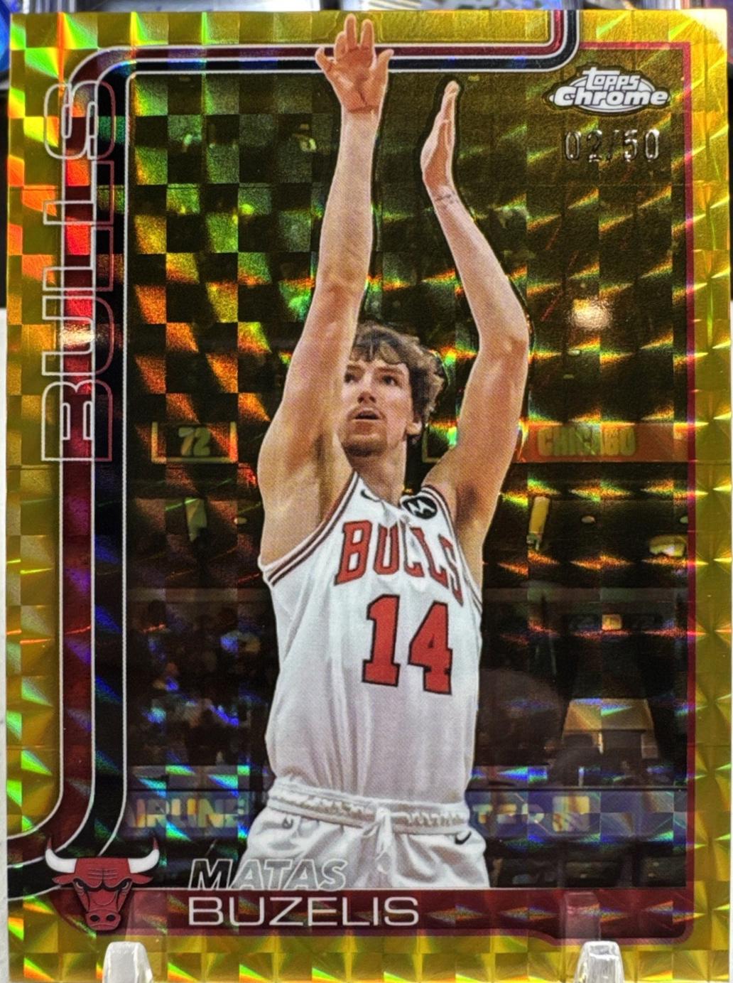 Matas Buzelis [Gold Geometric Refractor] #231