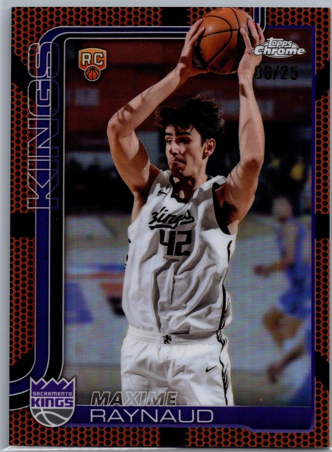 Maxime Raynaud [Orange Basketball Refractor] #293