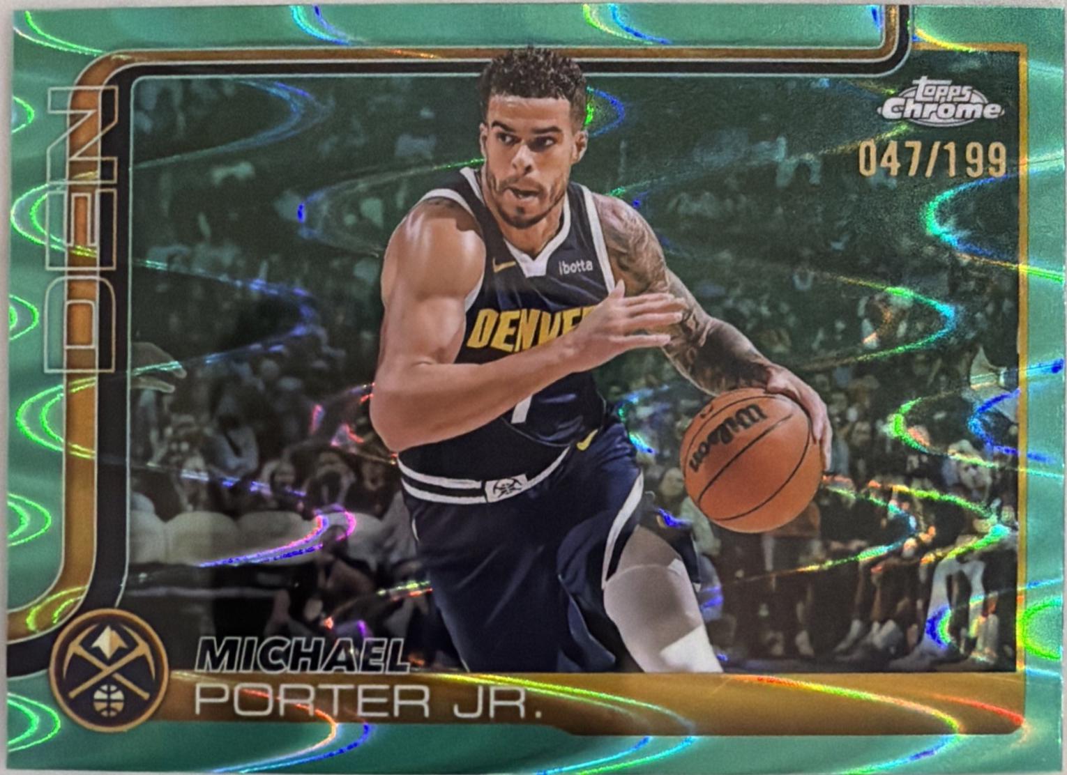 Michael Porter Jr. [Aqua Refractor] #31