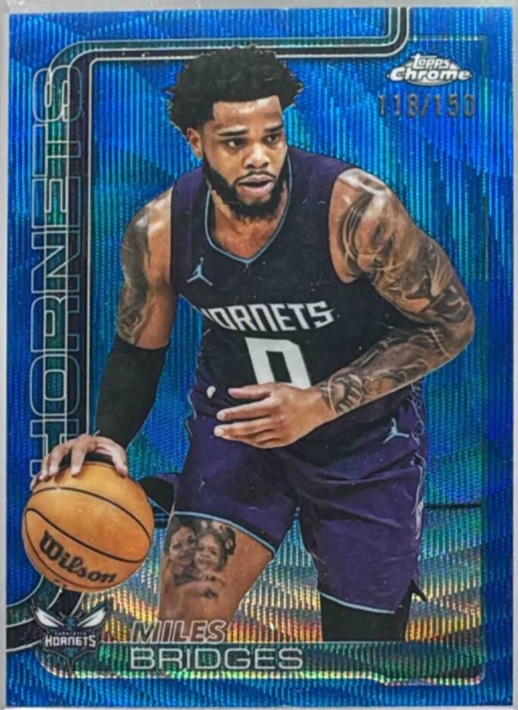 Miles Bridges [Blue Wave Refractor] #30