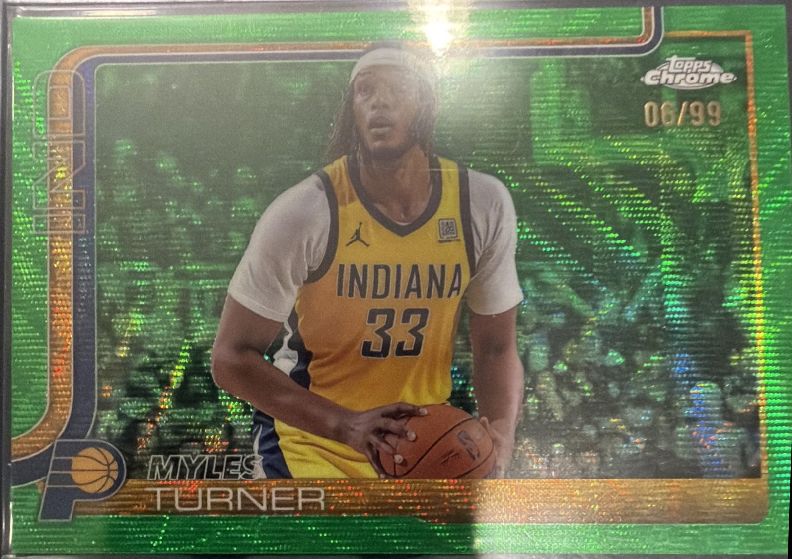 Myles Turner [Green Wave Refractor] #29