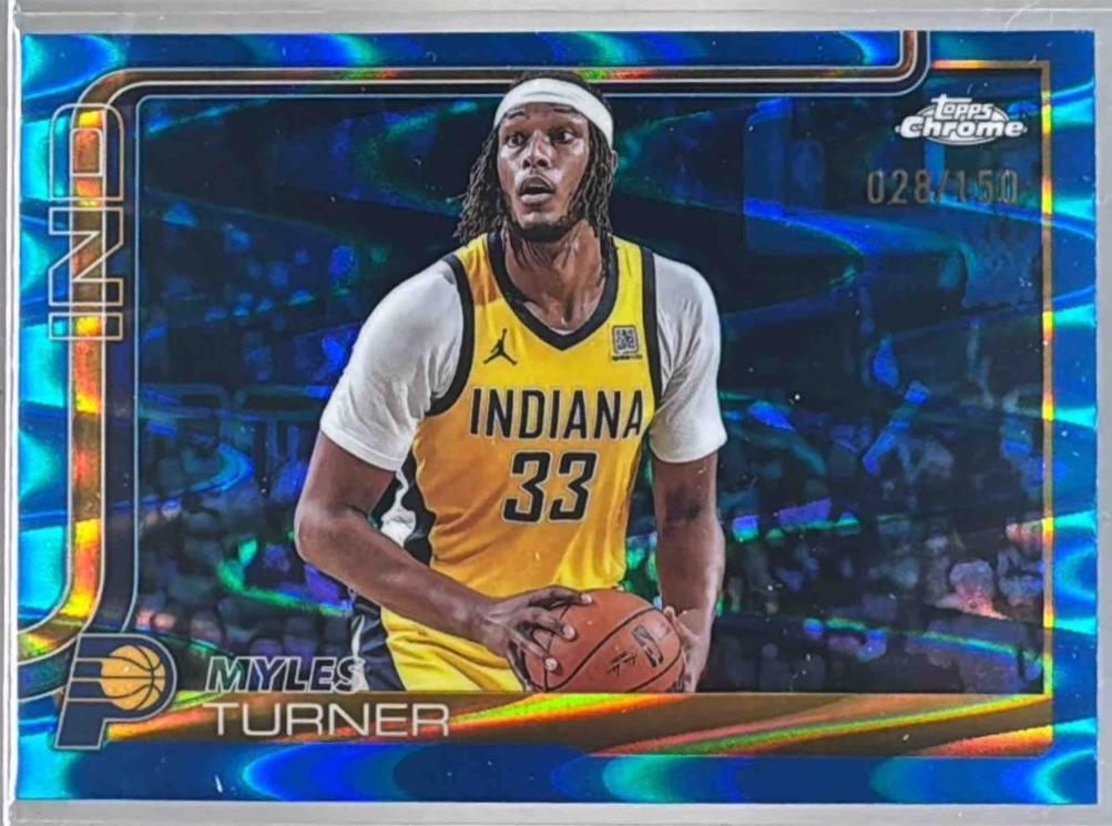 Myles Turner [RayWave Blue Refractor] #29