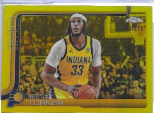 Myles Turner [Yellow Refractor] #29