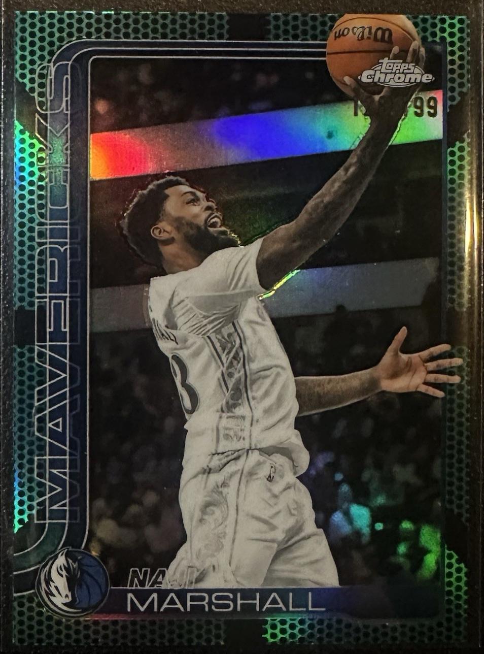 Naji Marshall [Aqua Basketball Refractor] #28