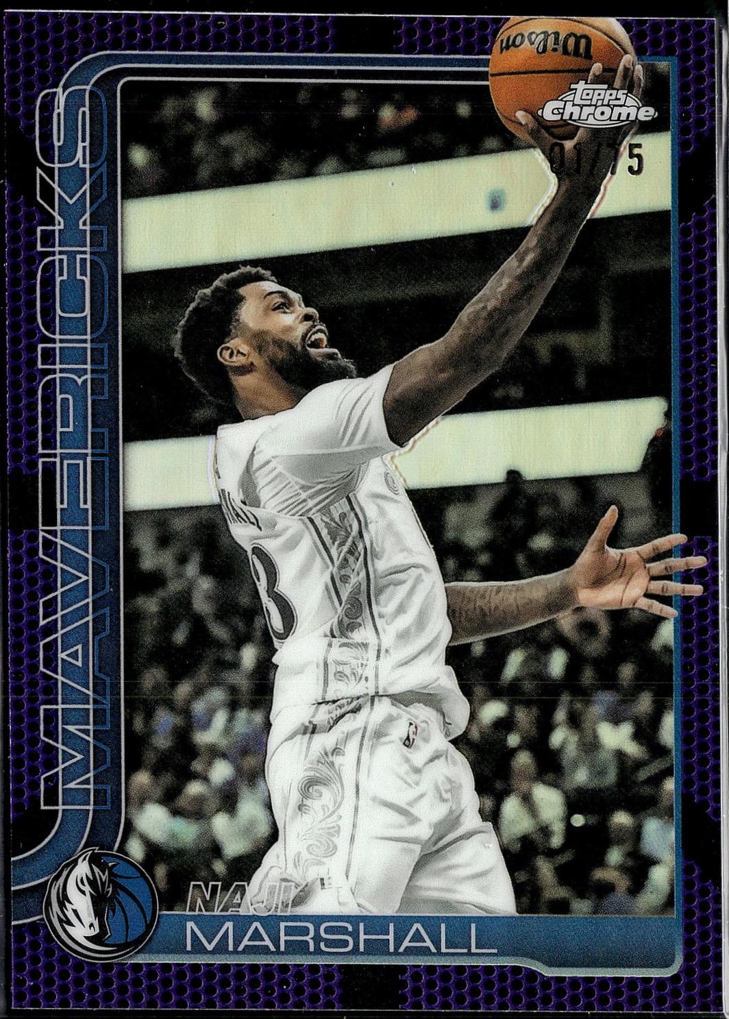 Naji Marshall [Purple Basketball Refractor] #28