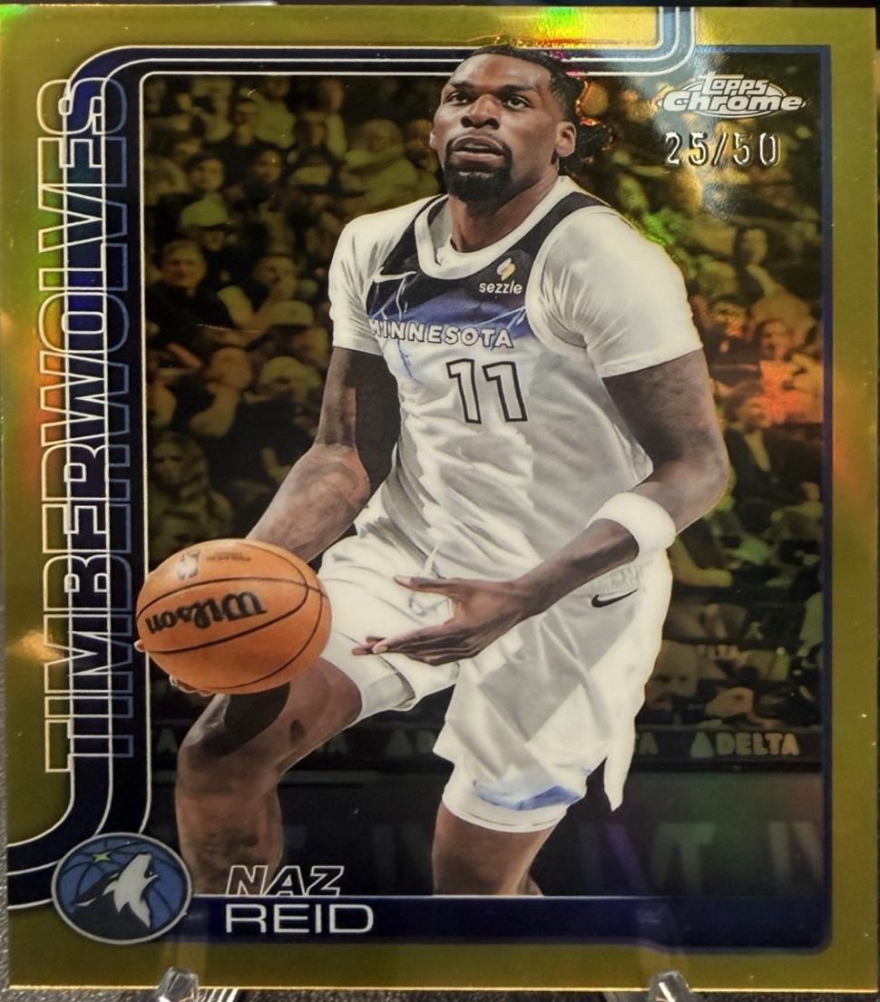 Naz Reid [Gold Refractor] #156
