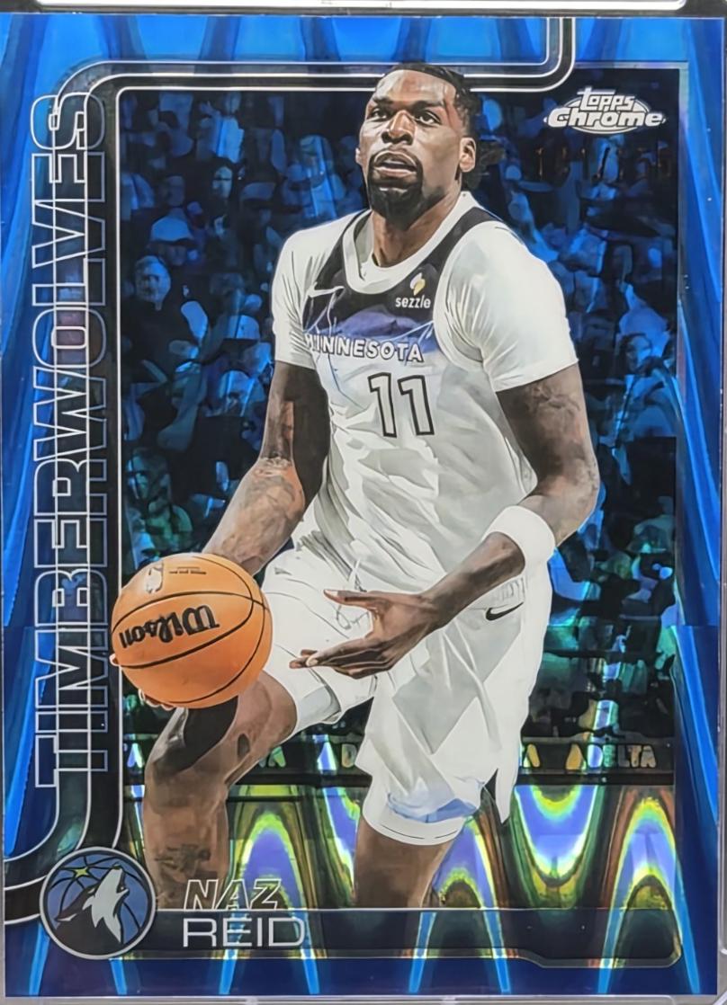 Naz Reid [RayWave Blue Refractor] #156