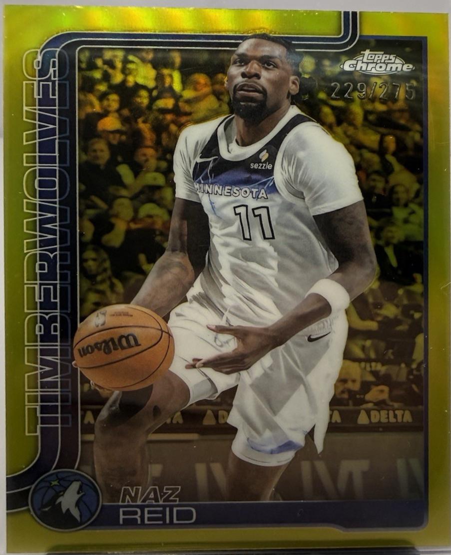 Naz Reid [Yellow Refractor] #156