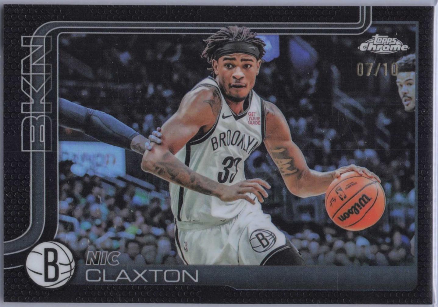 Nic Claxton [Black Basketball Refractor] #27
