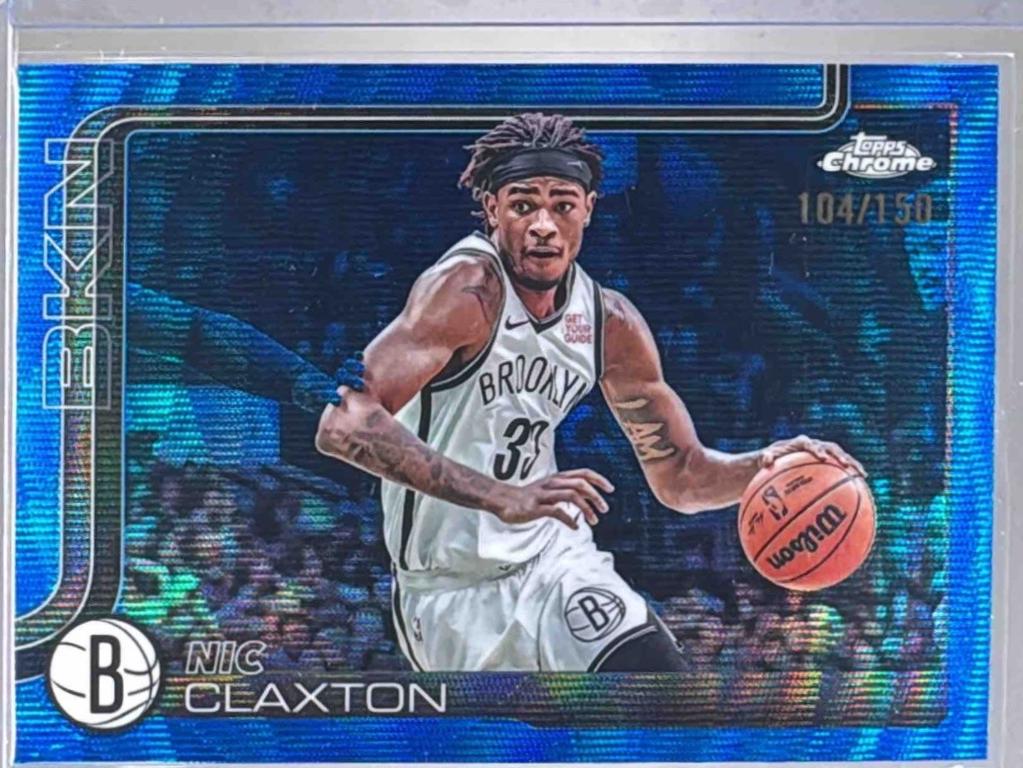 Nic Claxton [Blue Wave Refractor] #27