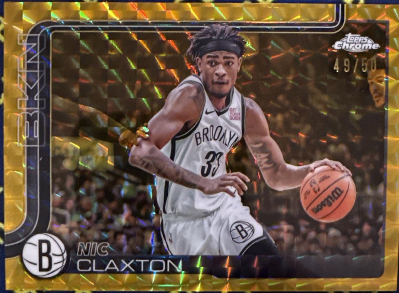 Nic Claxton [Gold Geometric Refractor] #27