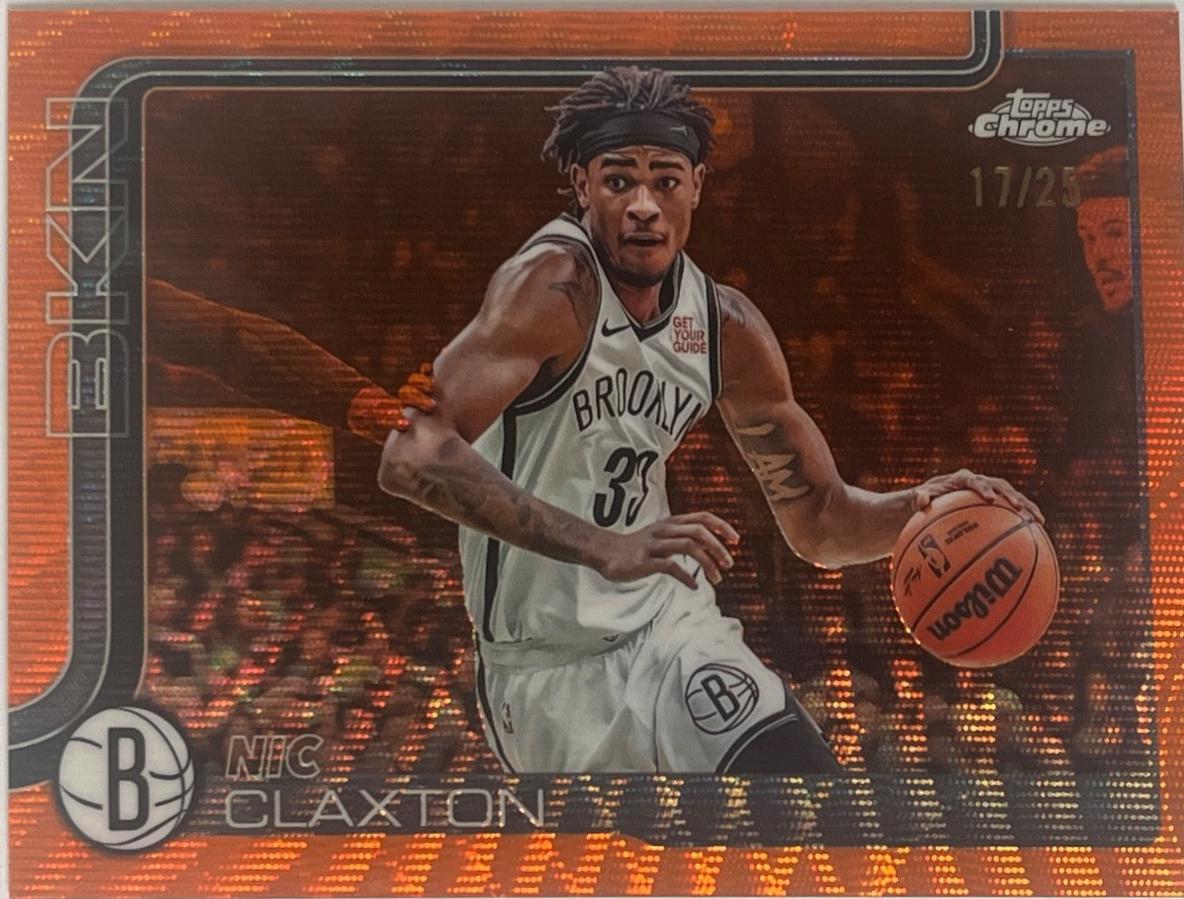 Nic Claxton [Orange Wave Refractor] #27
