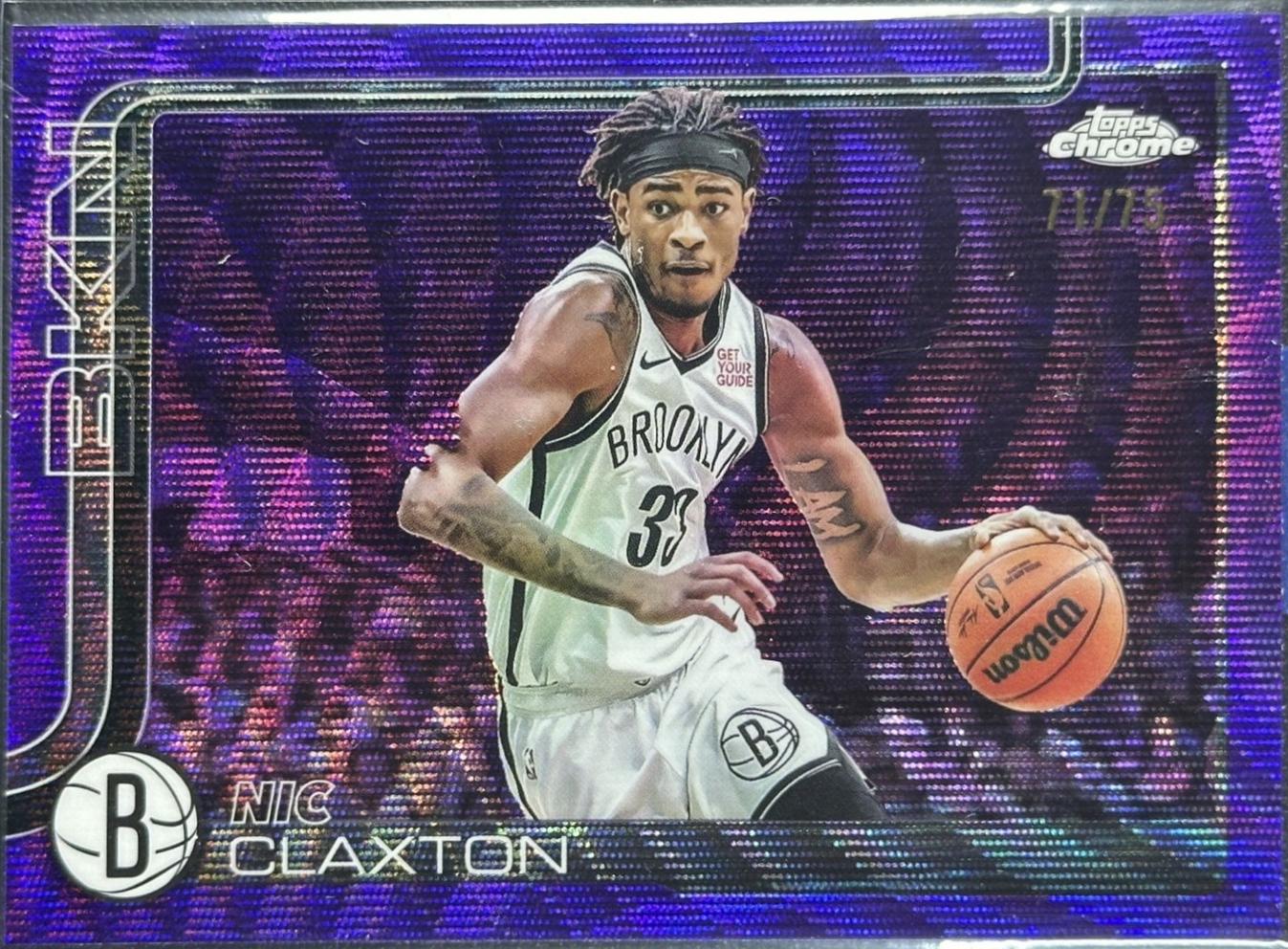 Nic Claxton [Purple Wave Refractor] #27