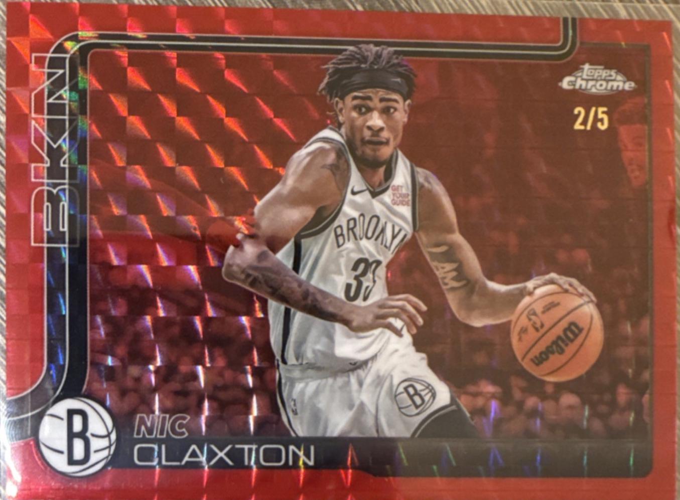 Nic Claxton [Red Geometric Refractor] #27