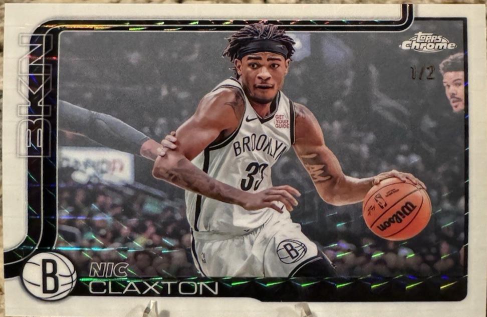 Nic Claxton [White Geometric Refractor] #27
