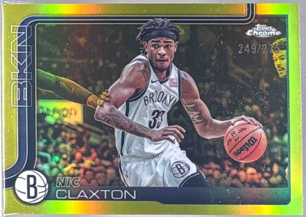 Nic Claxton [Yellow Refractor] #27