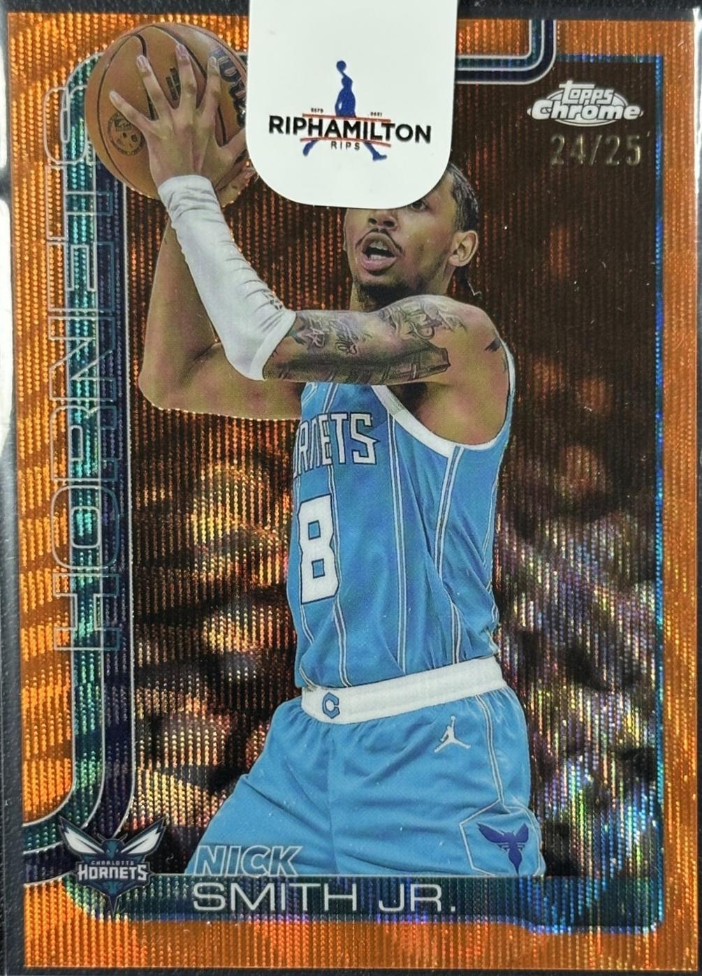 Nick Smith Jr. [Orange Wave Refractor] #26