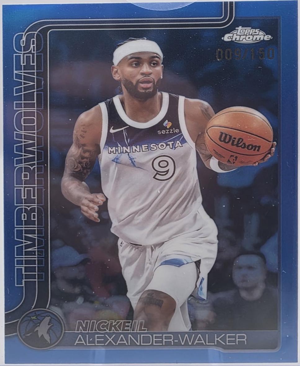 Nickeil Alexander-Walker [Blue Basketball Refractor] #193