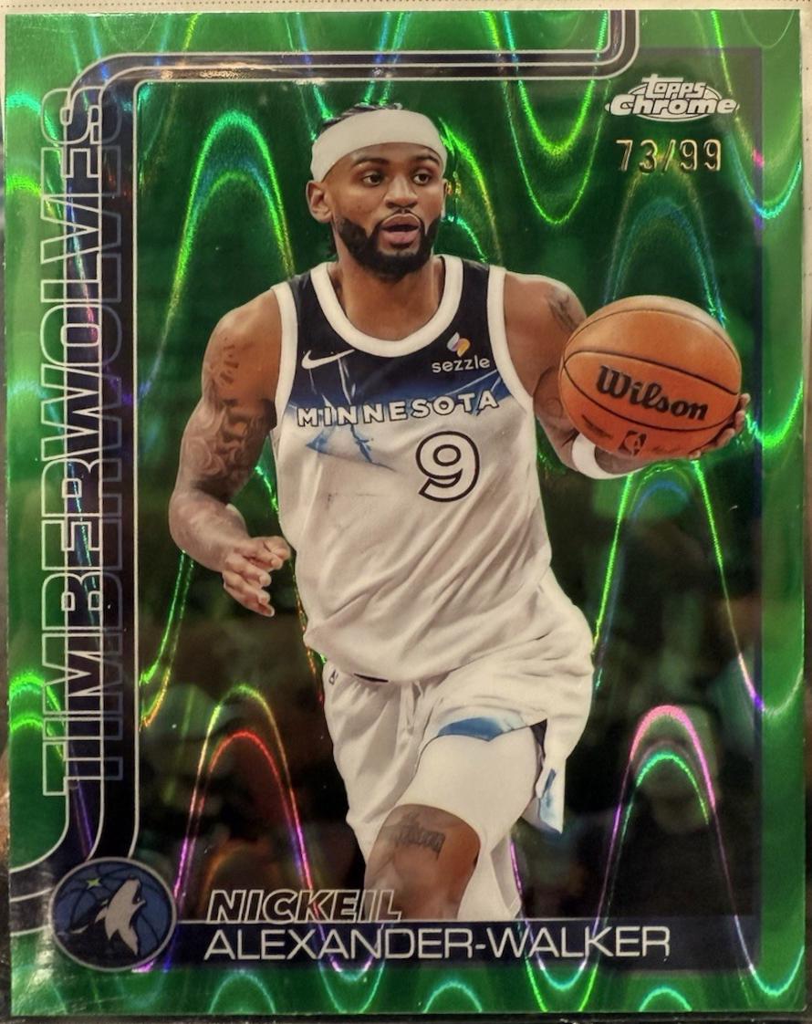 Nickeil Alexander-Walker [Green Wave Refractor] #193