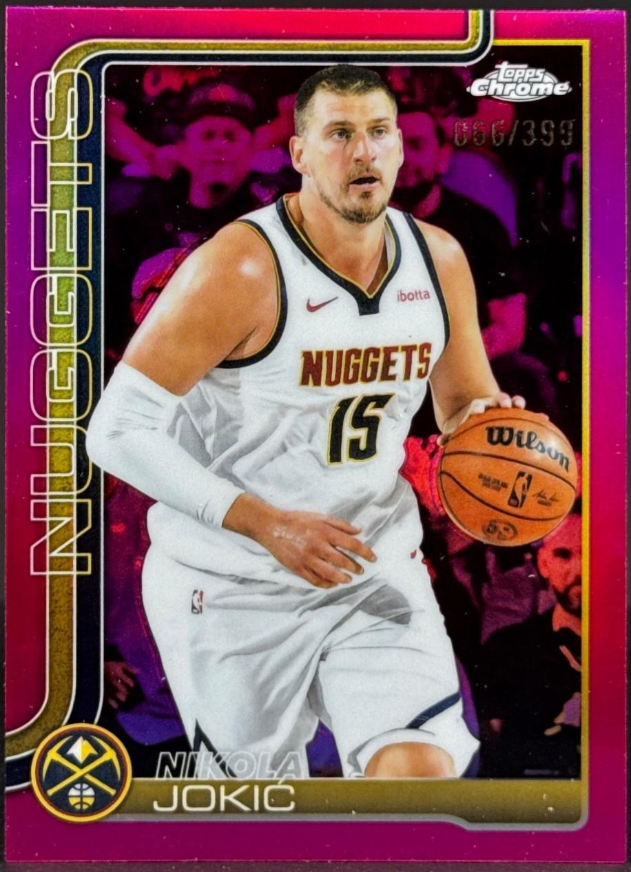 Nikola Jokic [Magenta Refractor] #25