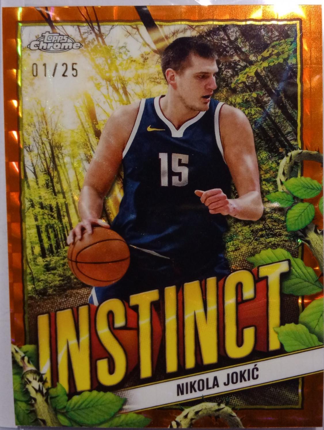 Nikola Jokic [Orange Geometric Refractor] #25
