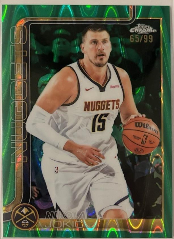 Nikola Jokic [RayWave Green Refractor] #25