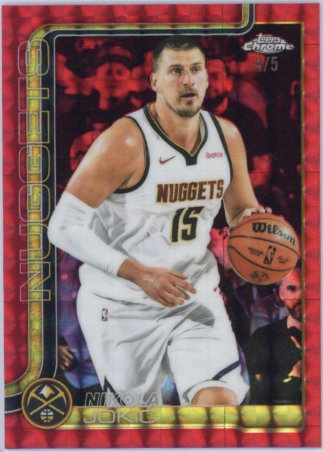 Nikola Jokic [Red Geometric Refractor] #25