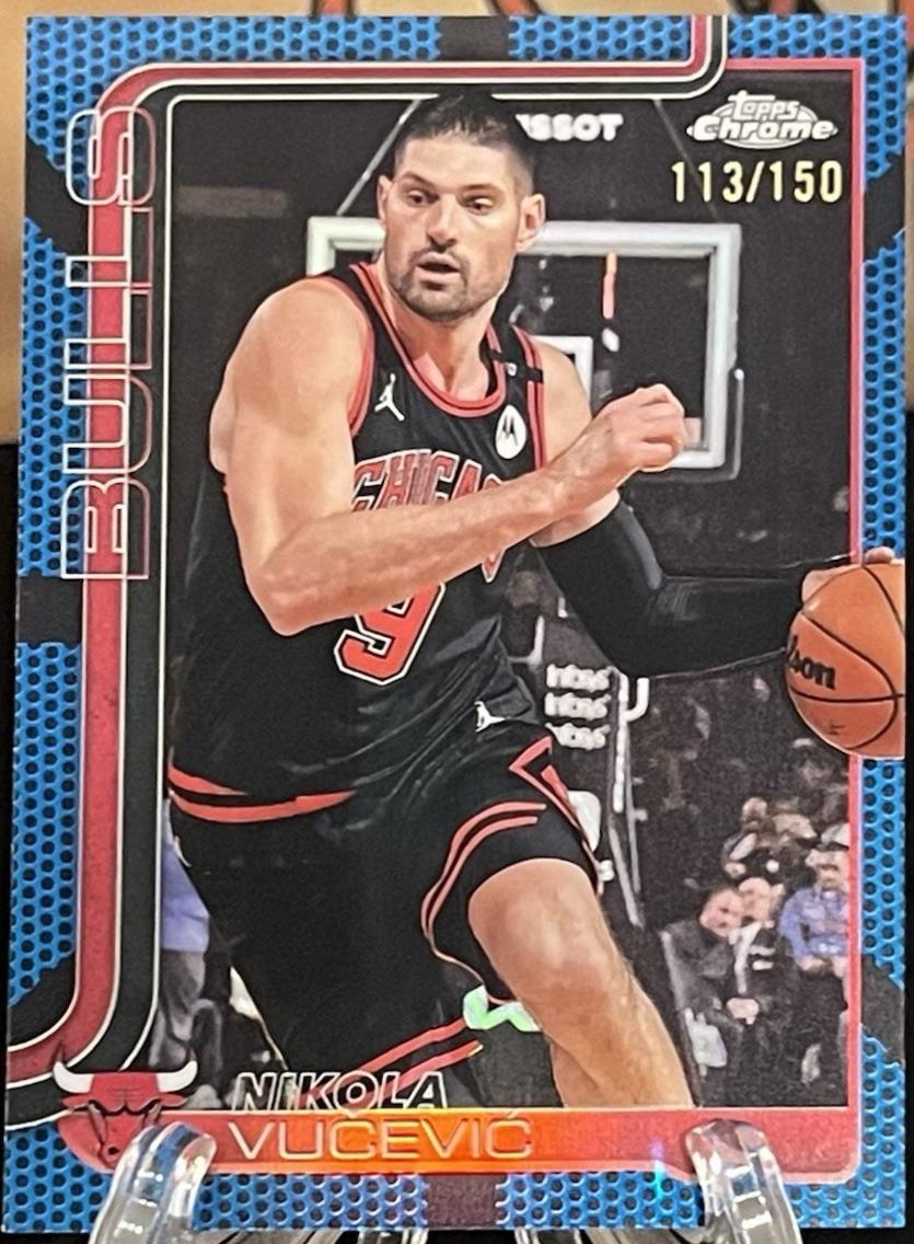 Nikola Vucevic [Blue Basketball Refractor] #24