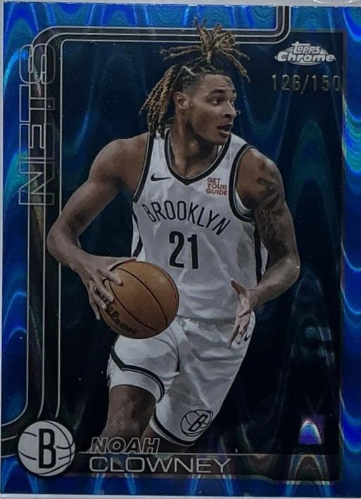Noah Clowney [Blue Wave Refractor] #23
