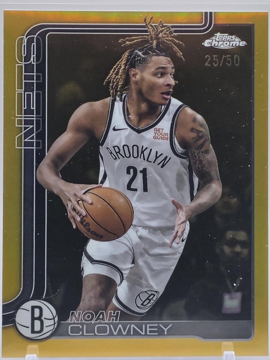 Noah Clowney [Gold Basketball Refractor] #23