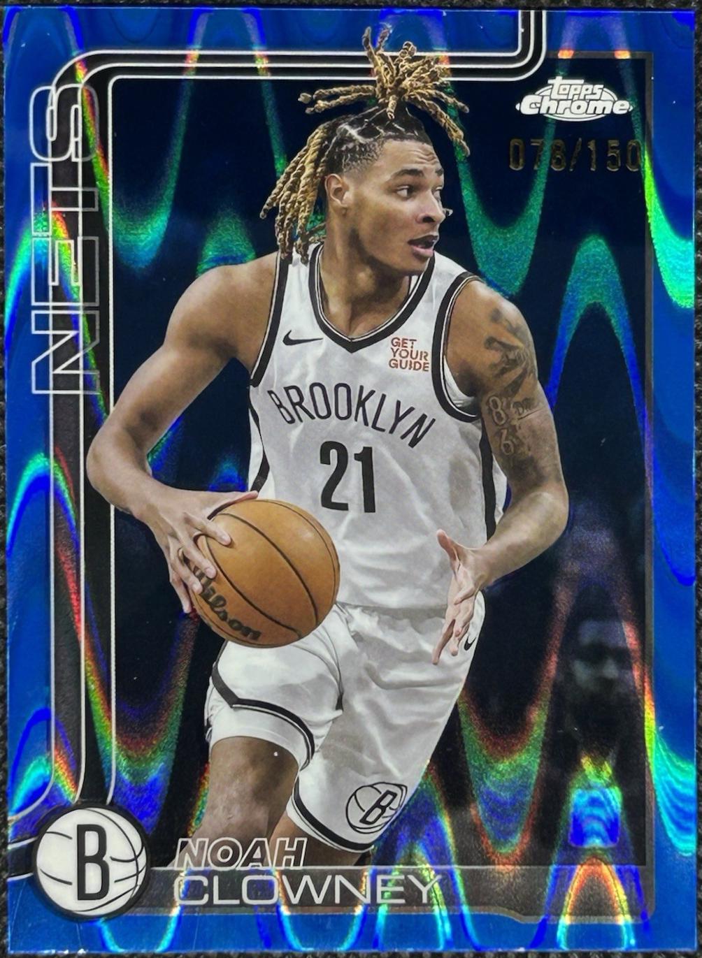 Noah Clowney [RayWave Blue Refractor] #23