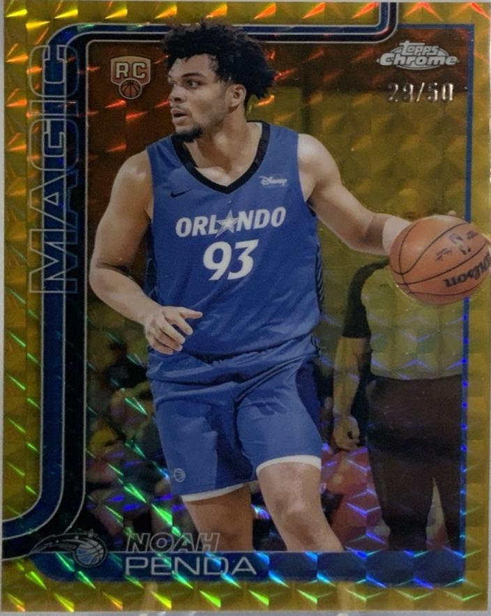Noah Penda [Gold Basketball Refractor] #282