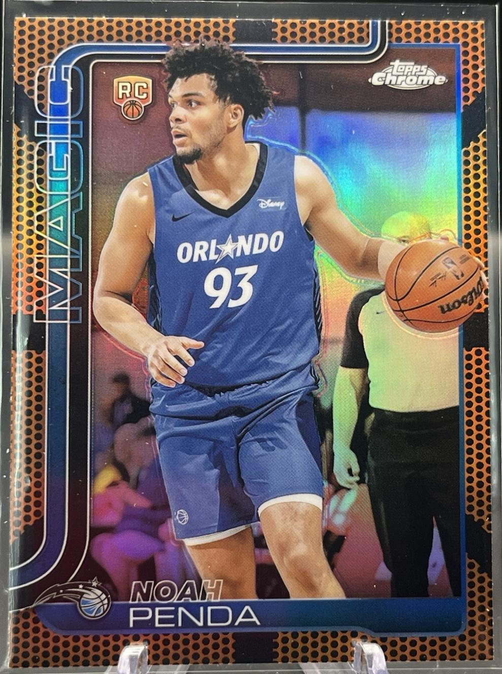 Noah Penda [Orange Basketball Refractor] #282