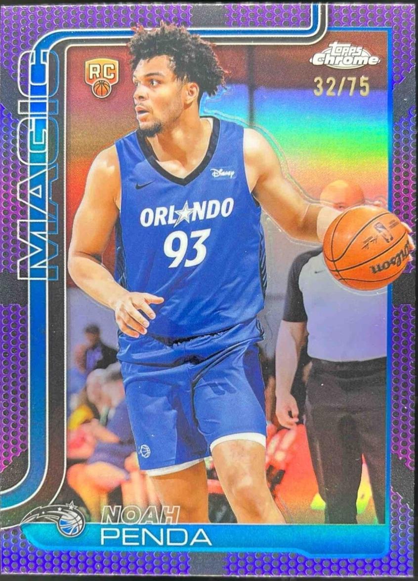 Noah Penda [Purple Basketball Refractor] #282
