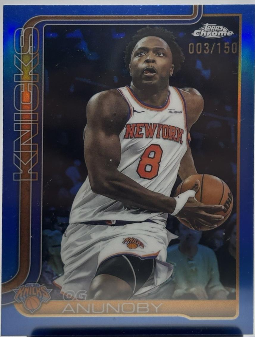 OG Anunoby [Blue Basketball Refractor] #131