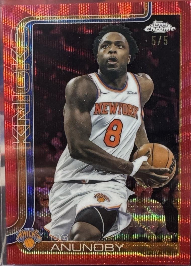 OG Anunoby [Red Wave Refractor] #131