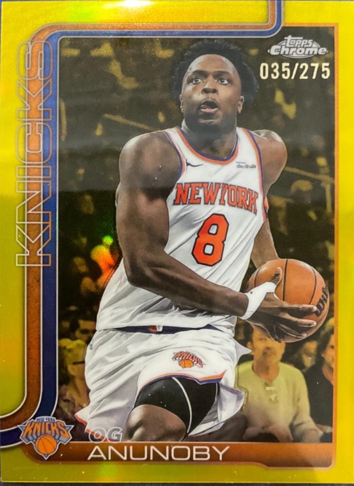 OG Anunoby [Yellow Basketball Refractor] #131