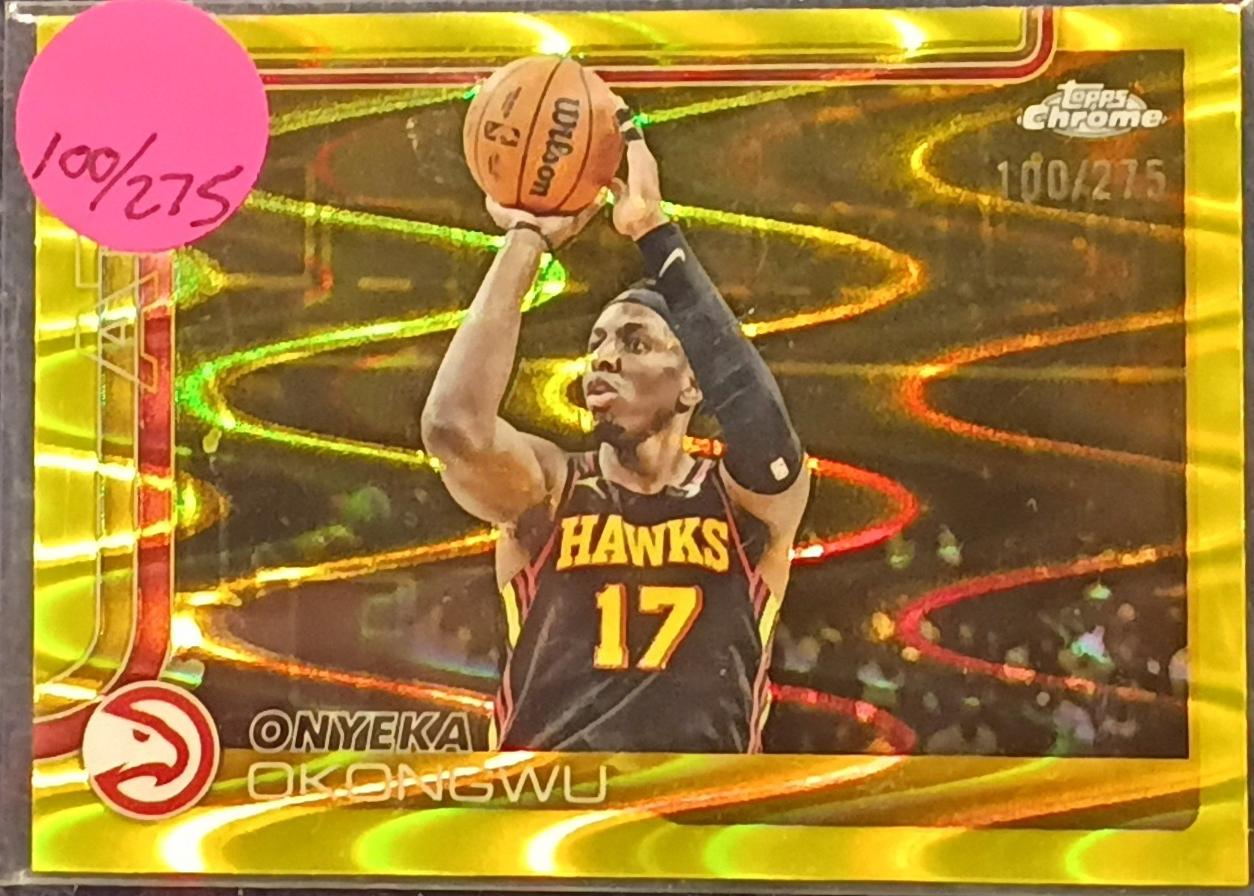 Onyeka Okongwu [RayWave Yellow Refractor] #21