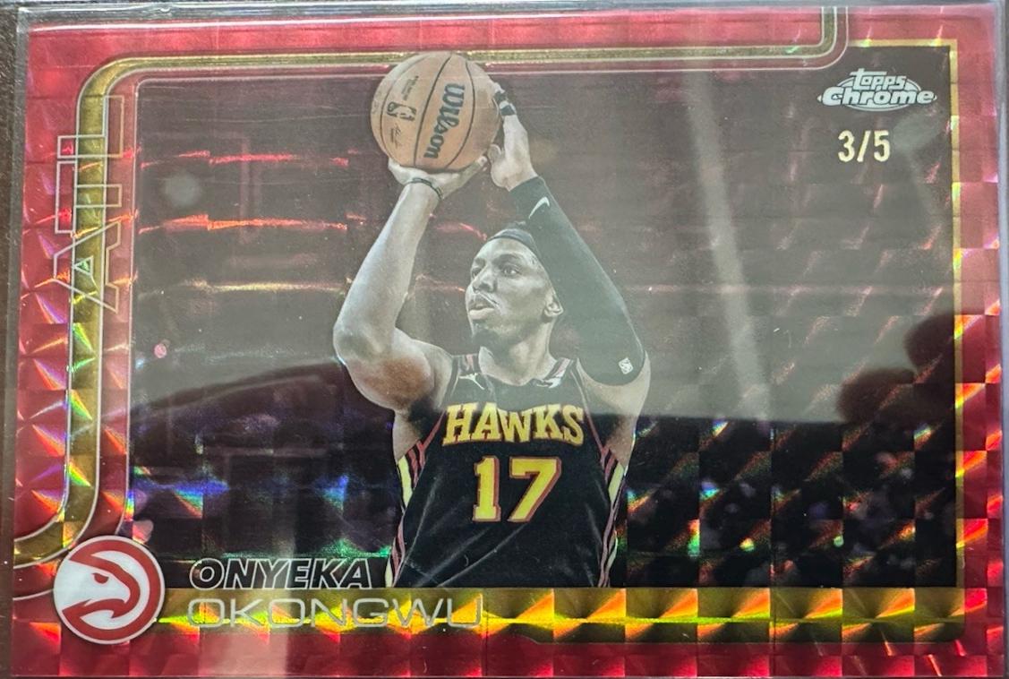 Onyeka Okongwu [Red Geometric Refractor] #21