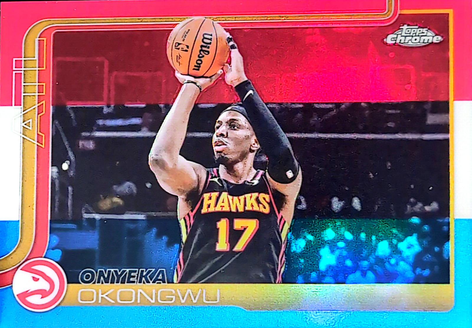 Onyeka Okongwu [Red White Blue Refractor] #21