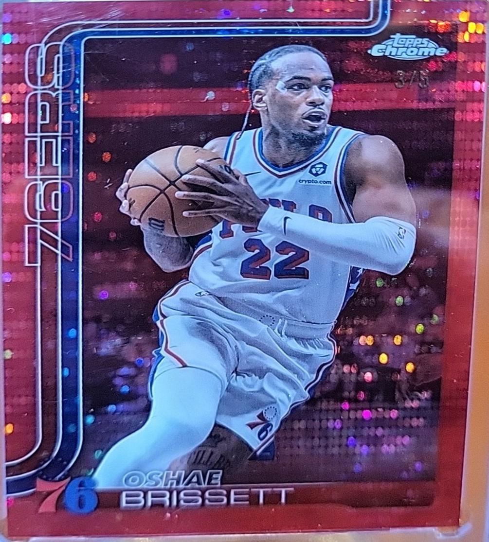Oshae Brissett [Red Basketball Refractor] #20