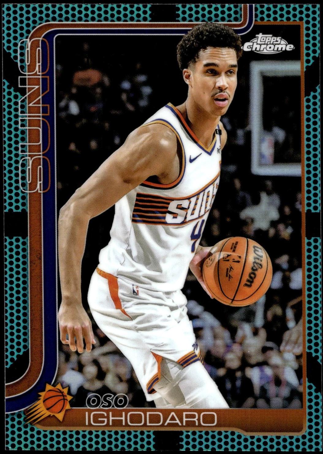 Oso Ighodaro [Aqua Basketball Refractor] #109