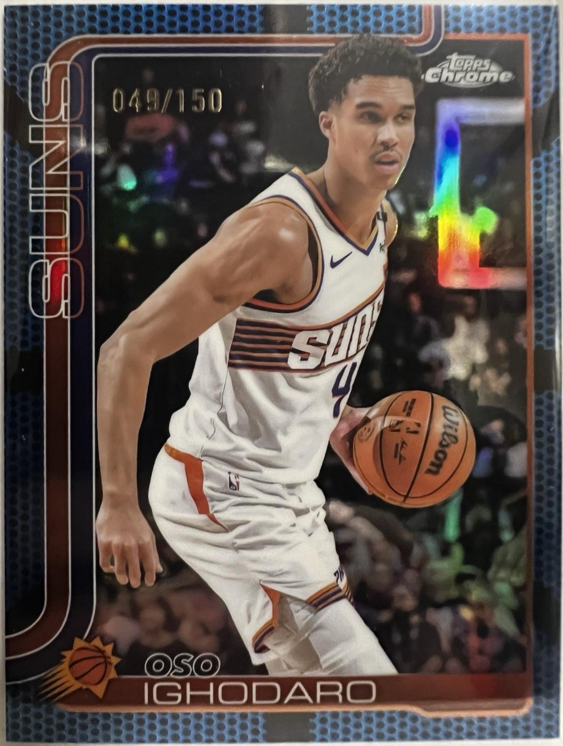 Oso Ighodaro [Blue Basketball Refractor] #109