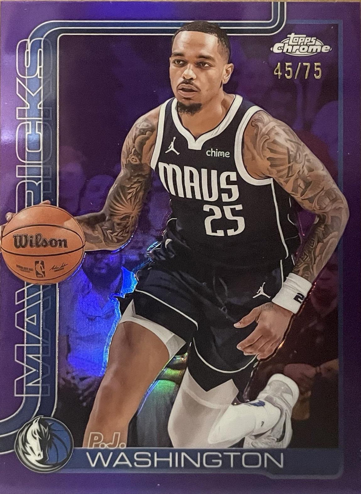 P.J. Washington [Purple Refractor] #19