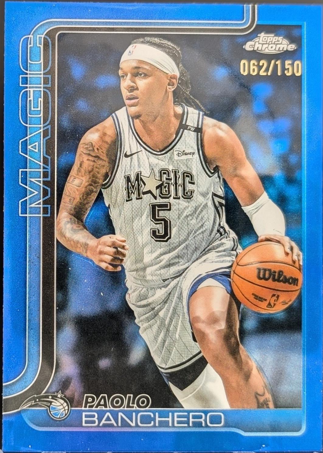 Paolo Banchero [Blue Basketball Refractor] #140